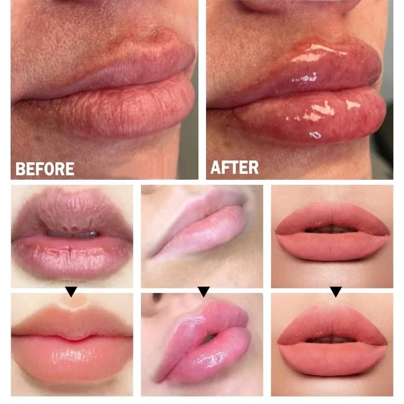 Rose Lip Oil Moisturizing Nourishing Repair Lips Reduce Fine Lines Relieve Dryness Long-Lasting Daily Use Lip Care