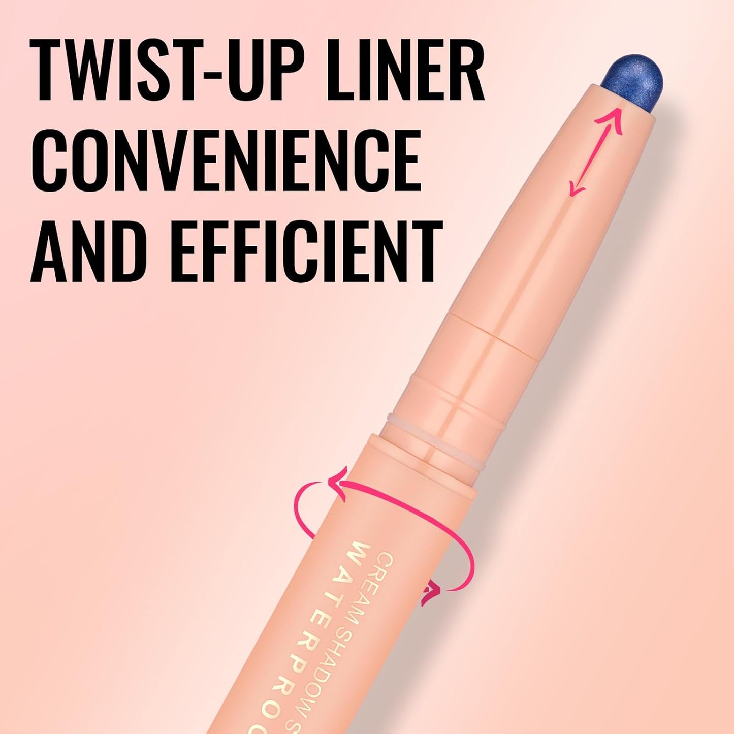 Oulac Eyeshadow Stick Set Smooth & Long Lasting, Twist-up Design Shimmering Glitter Finish, Blendable Eyes Makeup, Vegan & Cruelty-Free 3.8g X 4PCS