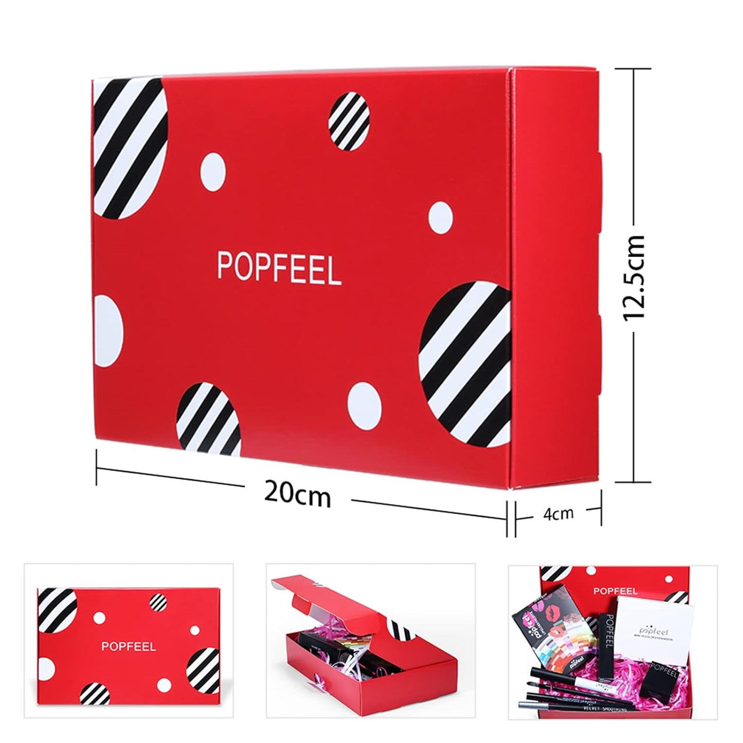 All in One Makeup Kit for Women Full Kit, Kit de Maquillaje para Mujer Included 16 Colors Eyeshadow Palette, Brushes, Mascara, Eyeliner, Lipstick Palette, Contour Stick