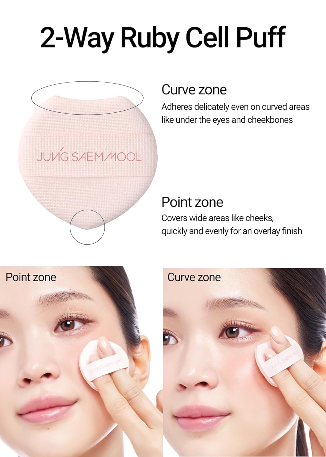 JUNGSAEMMOOL Artist Cushion Blush (Rare Rose) | Easy to Blend, Lightweight, Hydrating Korean Makeup Cushion Blush for Dewy & Glowing Cheeks