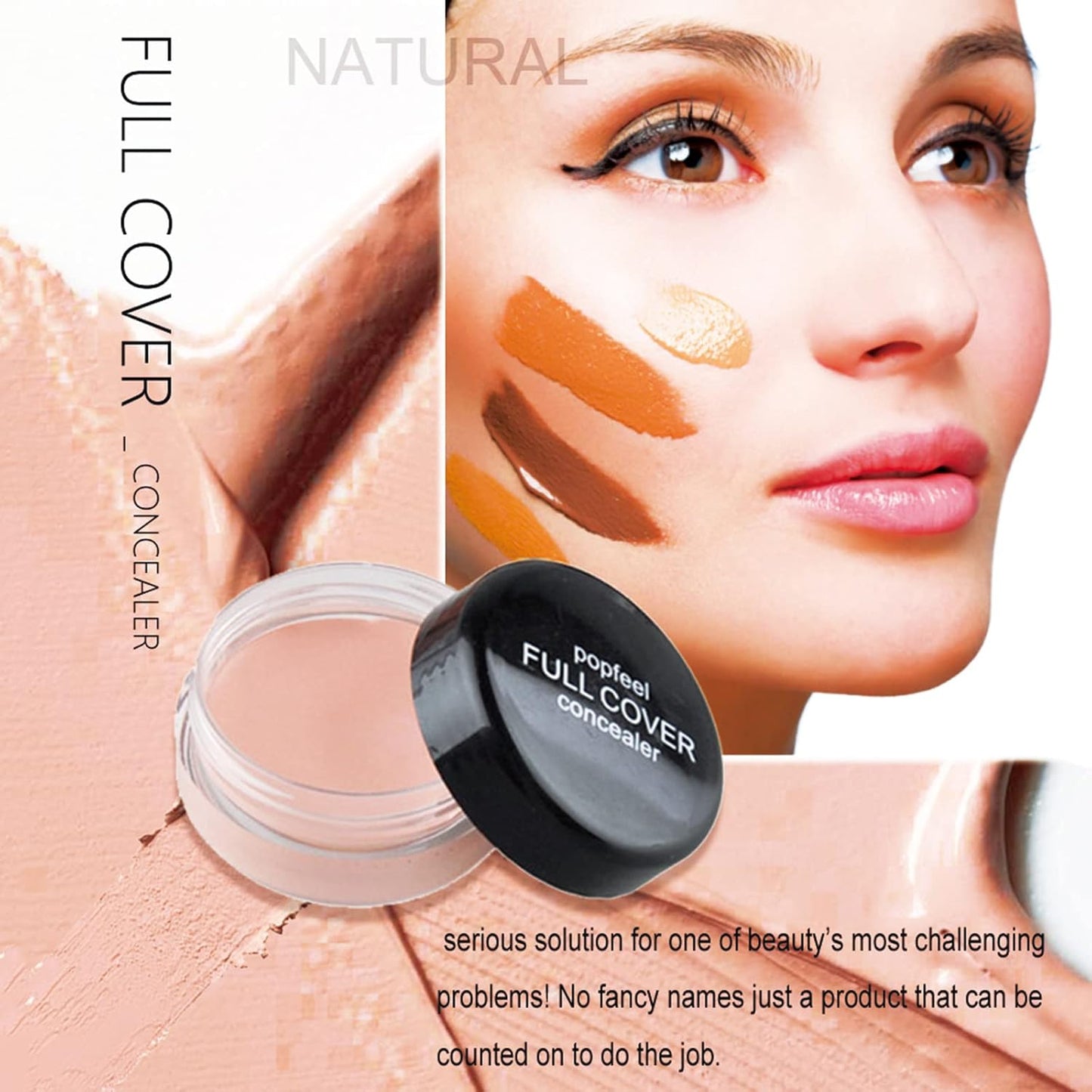 All-in-One Makeup Gift Set Carry All Makeup Kit Women Full Kit With Makeup Bag Lipgloss Lipstick Concealer Blush Foundation Face Powder Eyeshadow Palette Cosmetic Palette #6