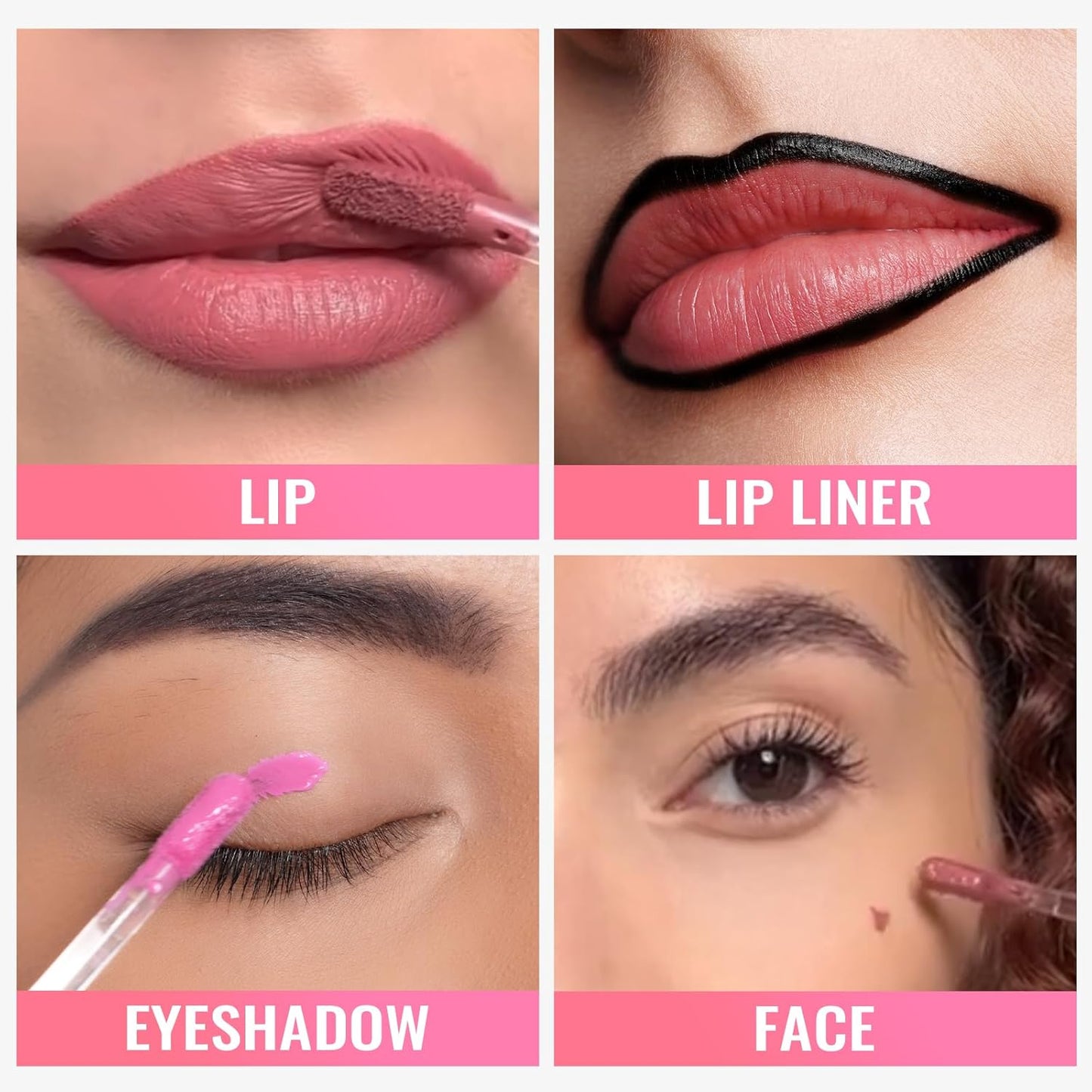 Oulac Pink Matte Lipstick for Women, Long Lasting Liquid Lip Stick High Impact Lip Gloss Full Coverage Lip Makeup with Vitamin E Waterproof Formula,Vegan M31