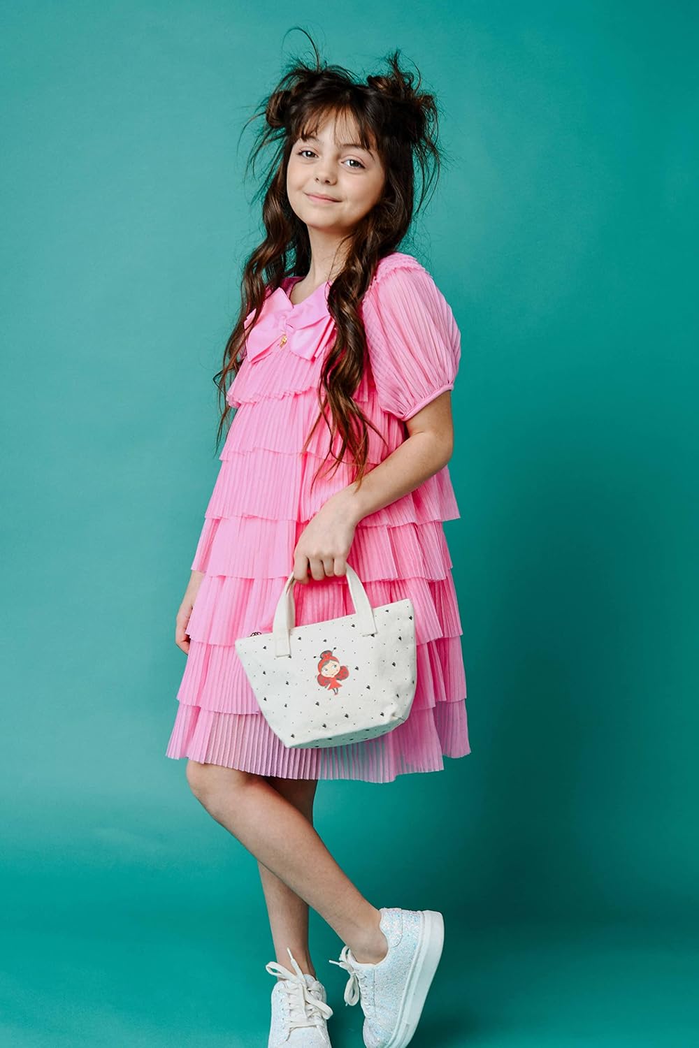 MISS NELLA Kids Bag of Wonders, Makeup & Nail Polish Set Safe and Fun Gift - Hypoallergenic, Dermatologically Tested Kid-Friendly, Non-Toxic, Cosmetic Bag Included – Special Edition