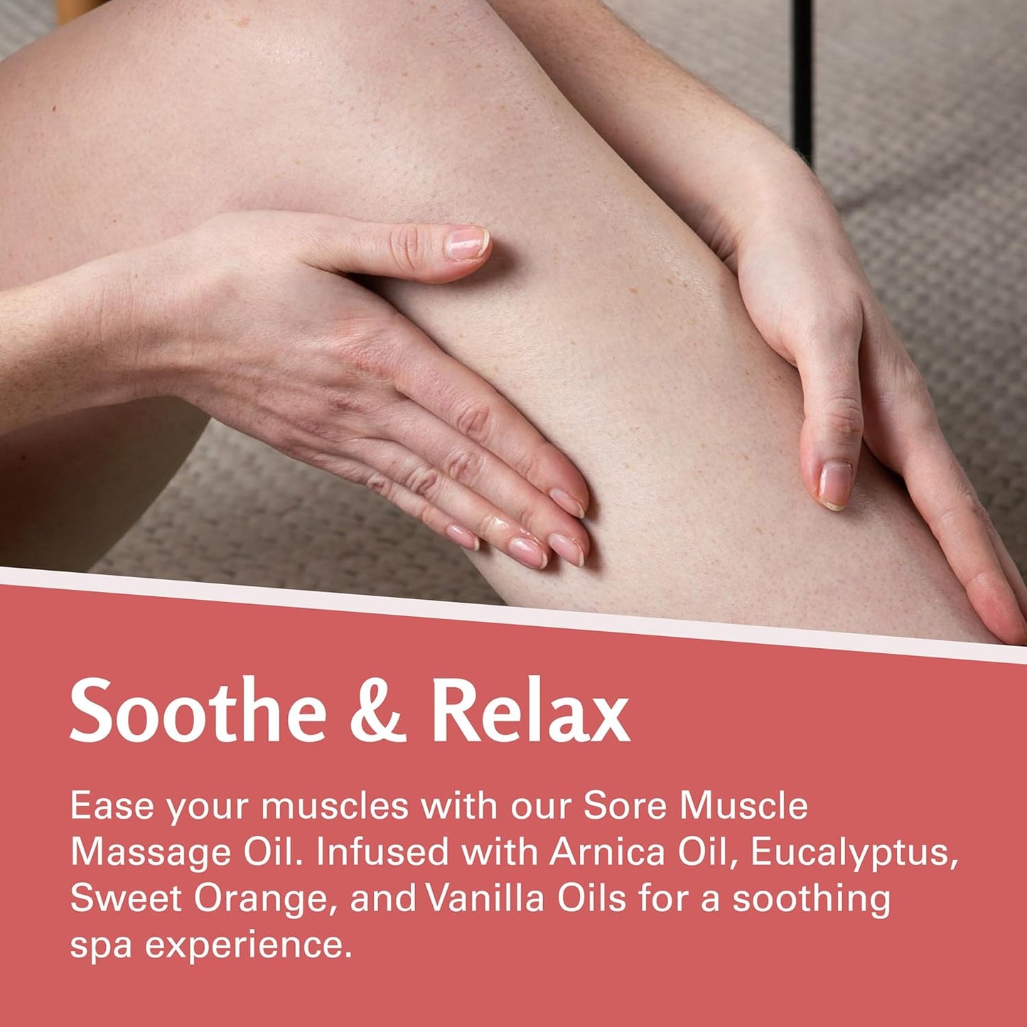 M3 Naturals Arnica Sore Muscle Massage Oil with Collagen, Stem Cells, and Menthol, Anti-Cellulite Therapy for Full Body, Fast-Absorbing Multipurpose Treatment
