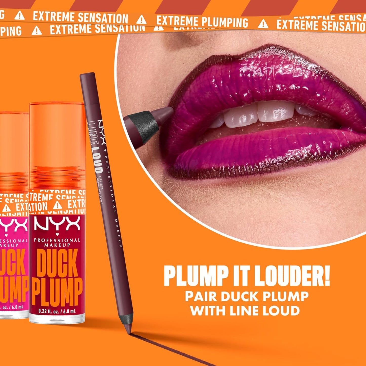NYX PROFESSIONAL MAKEUP Line Loud Lip Liner, Longwear and Pigmented Lip Pencil with Jojoba Oil & Vitamin E - No Wine-ing