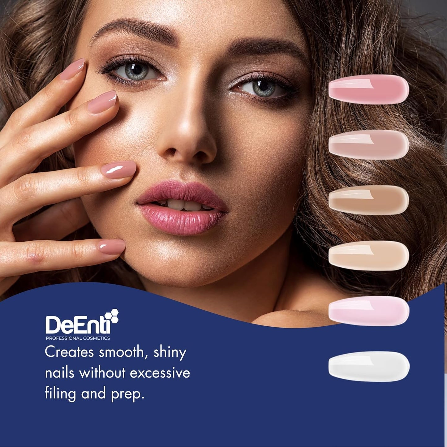 Acrylic Nail Powder, 2oz Natural Pink Acrylic Powder Dip for Nails, Mixed Powder Clear and Pink Blend, Long Lasting Salon Quality, Bubble Free Professional Nail Powder for Manicure Nail Art
