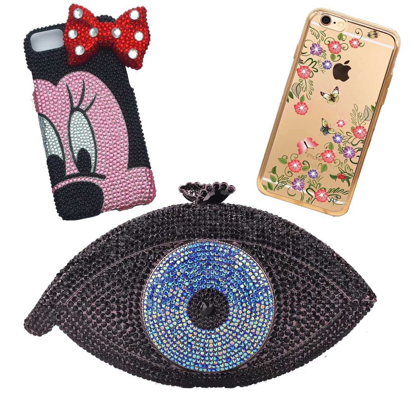 500 Pieces SS30 6mm Flatback Rhinestones Clear Glass Round Gems Crystals for Nail Art DIY Crafts Clothes Shoes Bags (Pink)