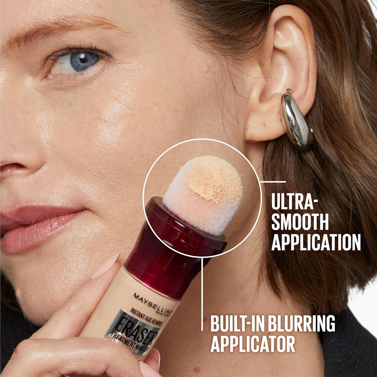 Maybelline Instant Age Rewind Eraser Foundation with SPF 20 and Moisturizing ProVitamin B5, 118, 1 Count