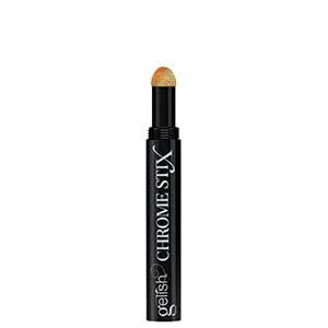 Gelish Chrome Stix, Chrome Nail Powder, Nail Art for Stunning Metallic Finish, Long-Lasting, Easy Application, Perfect for Professional and At-Home Use (Gold holographic, 0.5g)