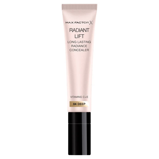 Max Factor Radiant Lift Hydrating and Brightening Concealer, Vitamins C and E, Deep 7ml