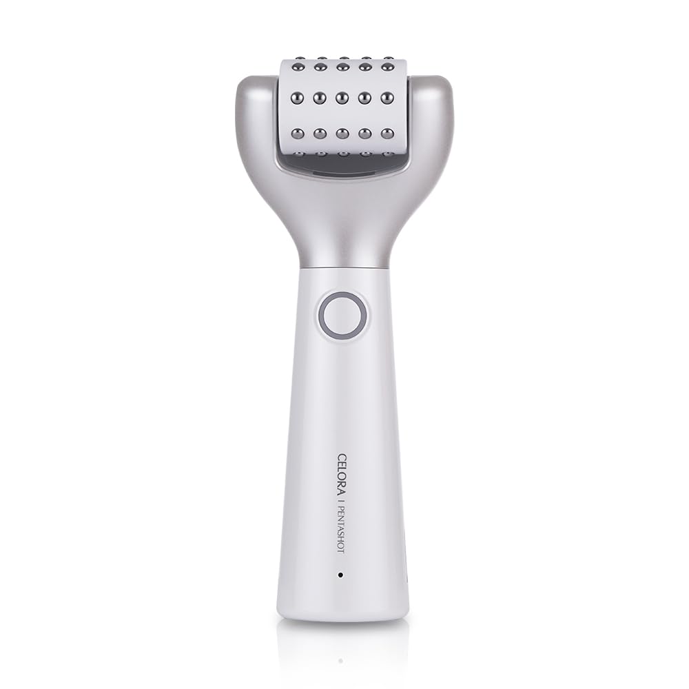 CELORABY Potension Penta-Shot Glass Skin Glow Booster Korean Skin Care Device 5-in-1 Total Care for Enhanced Absorption, Intensive Pore Care, Needle Free, Professional Skincare Comfortably at Home