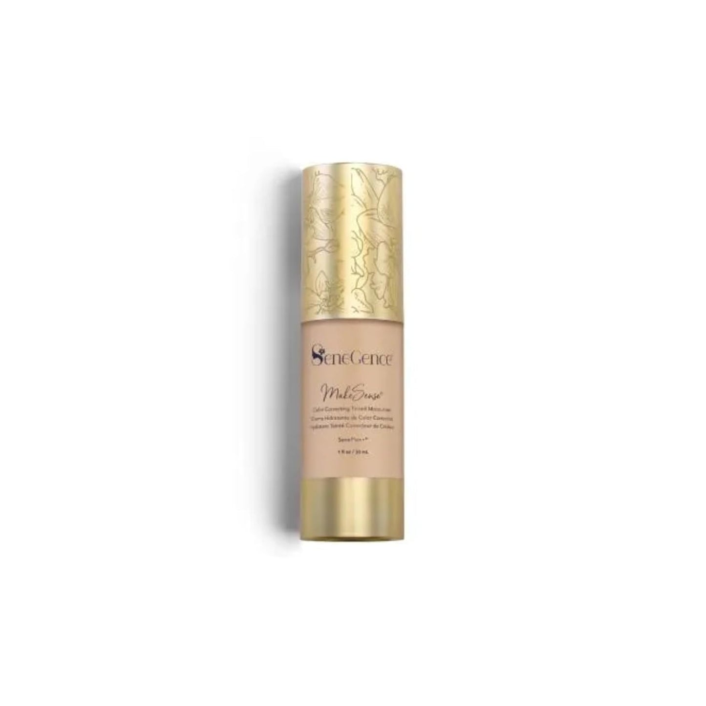 SeneGence MakeSense Color Correcting Tinted Moisturizer with Sheer Coverage, Light, 1 Fl Oz, Enriched with SenePlex+ and Botanicals for Smooth, Even-Toned Skin
