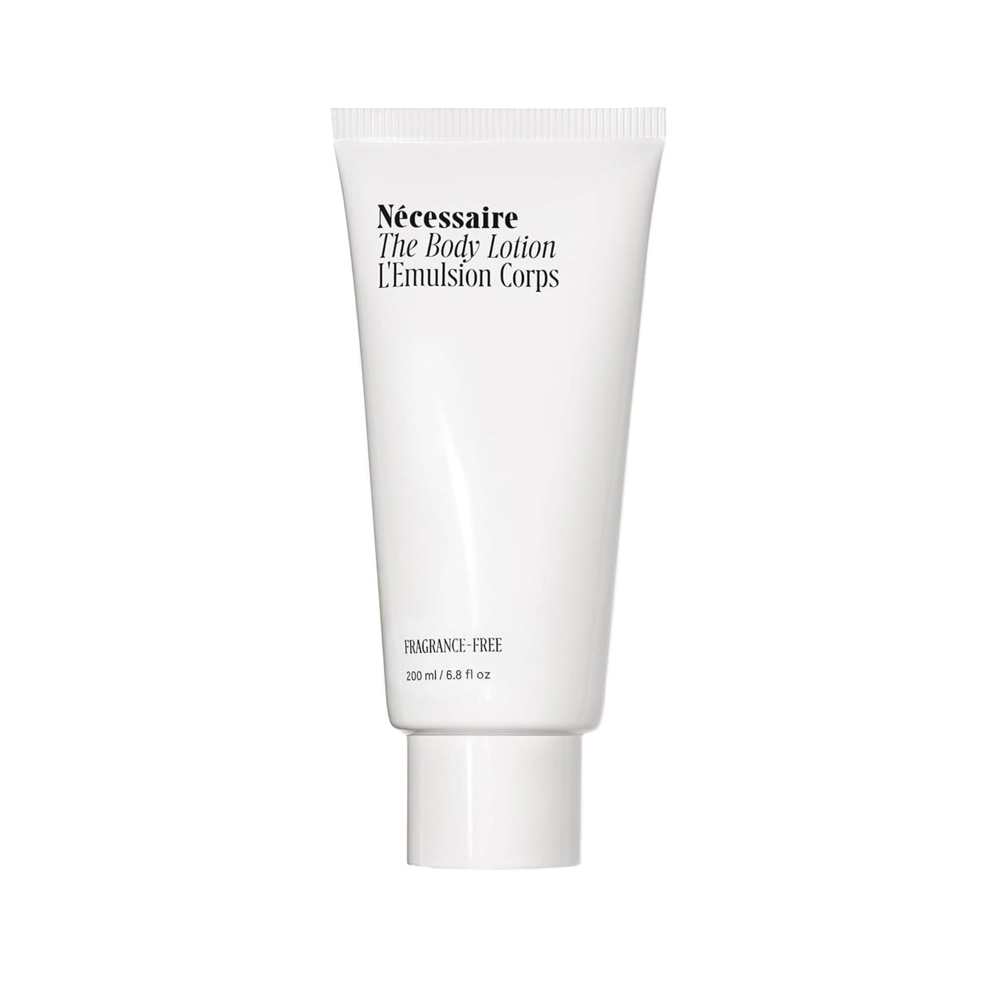 Nécessaire The Body Lotion – Fragrance-Free Hydrating Body Moisturizer with 5 Peptides, Niacinamide, Vitamins C/E, Omega-6/9 – Lightweight, Non-Greasy Lotion for Sensitive Skin – 6.8 oz