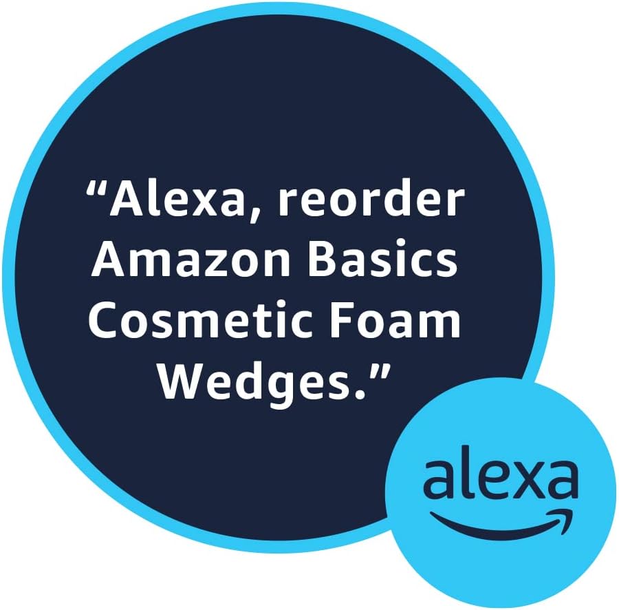 Amazon Basics Cosmetic Foam Wedges For Makeup, 32 Count