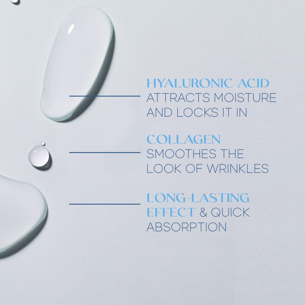 Hyaluronic Acid and Collagen Under Eye Patches - Anti-aging, Reduces Under Eye Bags & Wrinkles, Firming & Hydrating Under Eye Pads - Cruelty Free Korean Skin Care - All Skin Types - 15 Pairs