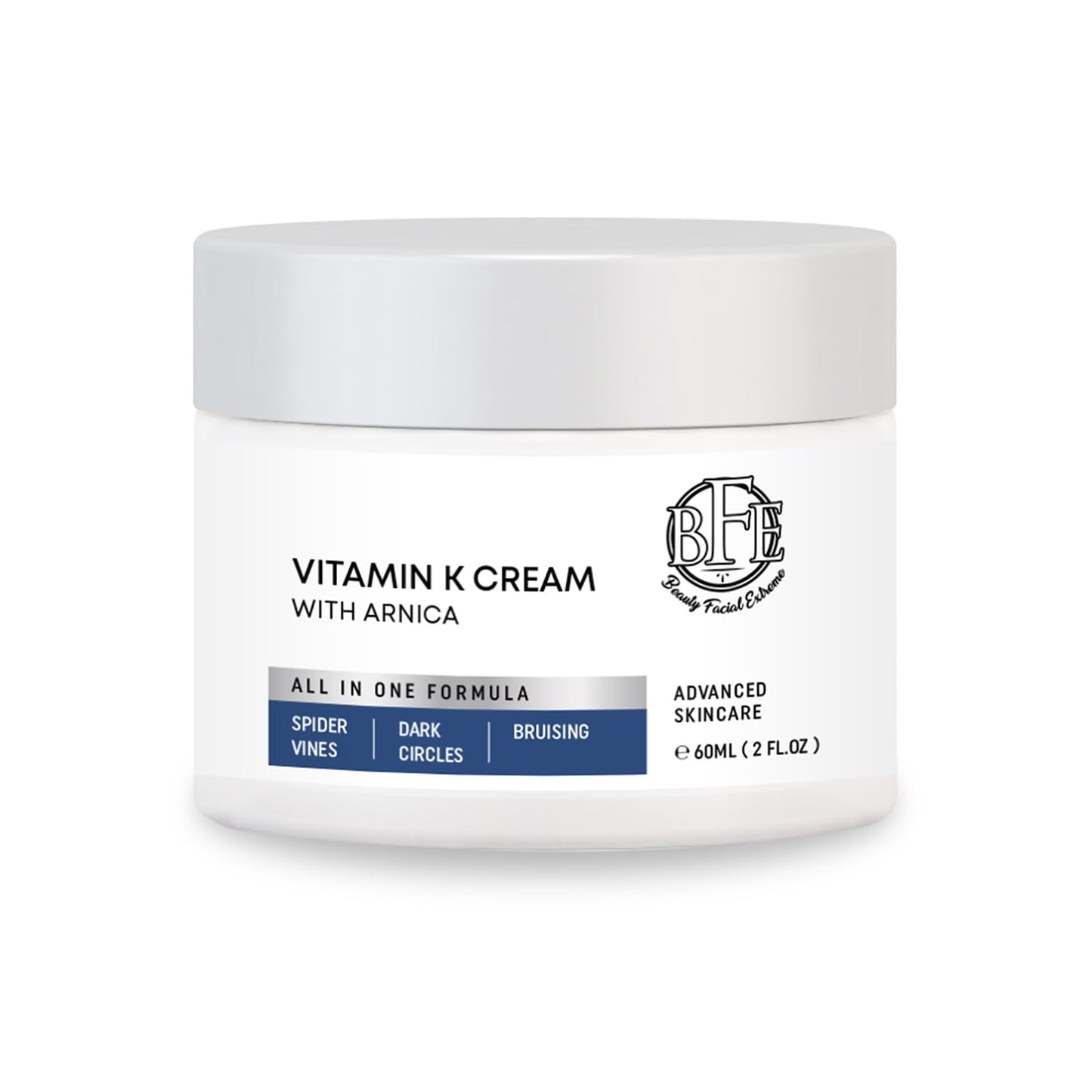 Vitamin K Cream- Moisturizing Bruise Healing Formula. Dark Spot Corrector for Bruising, Spider Veins & Broken Capillaries. Reduces Under Eye Dark Circles, Fine Lines, Puffiness, & Wrinkles.