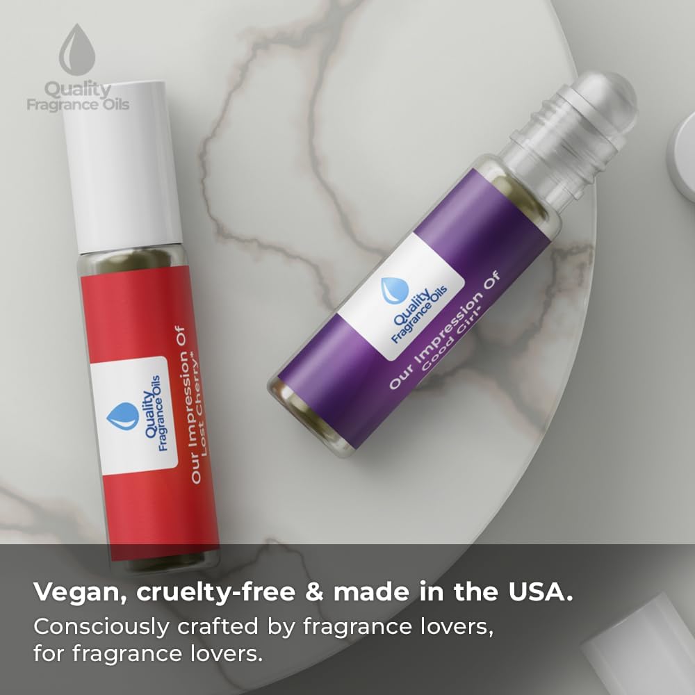 Quality Fragrance Oils' L Vie Belle Impression #118 | Long-Lasting Perfume Oil, Alcohol-Free, Strong Scent, 10ml Roll-On | Affordable Alternative to Designer Fragrances