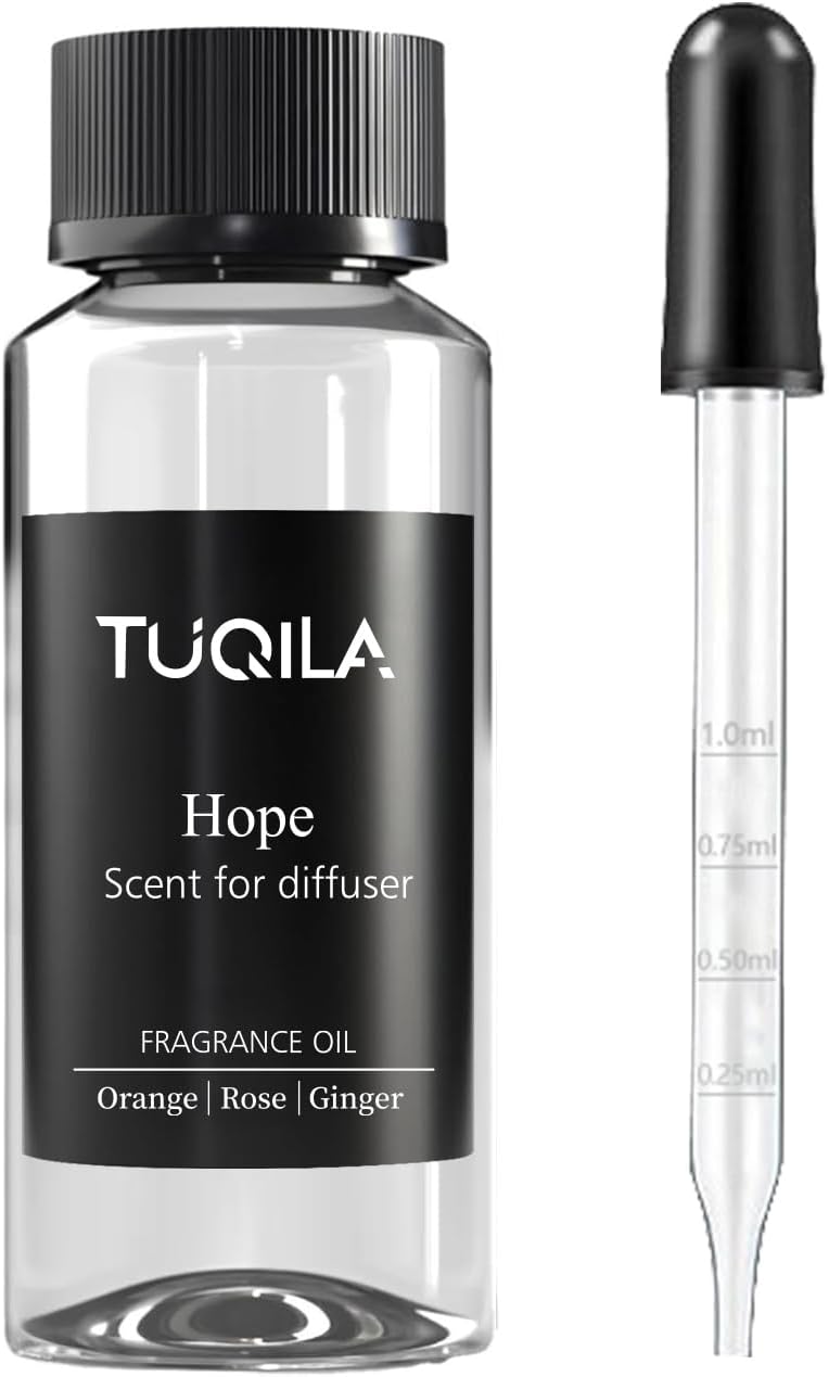 Hotel Diffuser Oil Hope - 120ML Luxury Essential Scent Oils for Cold Air & Waterless Diffusers, Long-Lasting Fragrance Oil for Home, Spa, Office - Premium Aroma Oil Refill, Hotel-Style Air Freshener