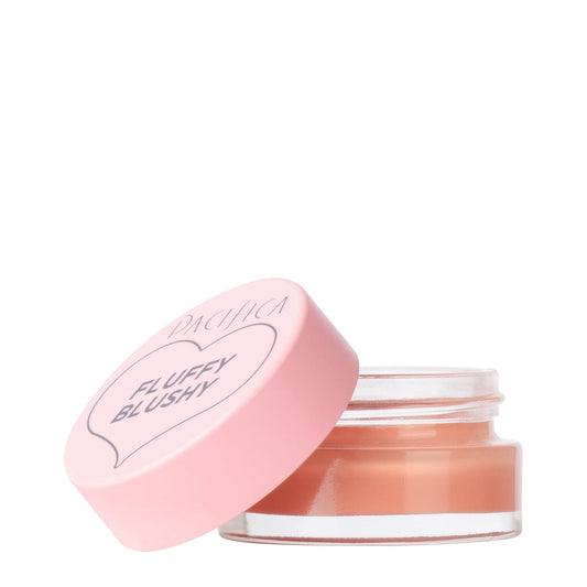 Pacifica Beauty | Fluffy Blushy Cream Blush for Cheeks + Lips | Creamy, Lightweight, Versatile, Easy-To-Use Formula | Hydrating Vegan Collagen | Pigmented Buildable Coverage | Vegan + Cruelty Free