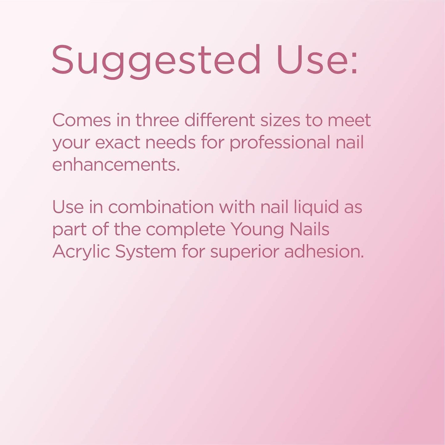 Young Nails Acrylic Cover Powder, Rosebud, 45 Gram