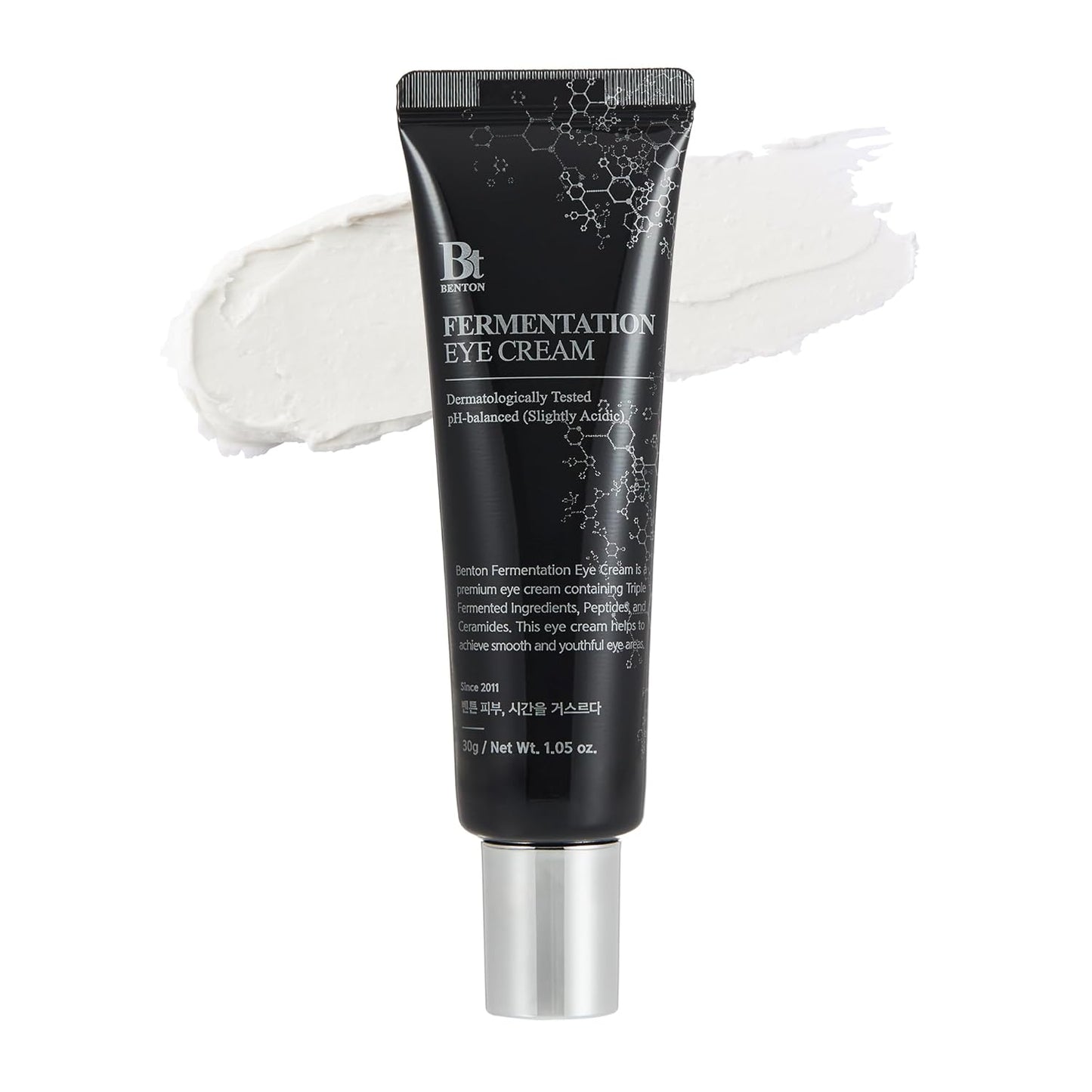 BENTON Fermentation Eye Cream New Version (1.05 oz.) - Galactomyces & Bifida Ferment Anti-Wrinkle Eye Treatment Cream, Dark Circles & Puffiness & Under Eye Bags