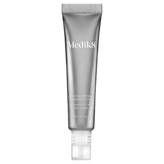 Medik8 Crystal Retinal Ceramide Eye 3 - Gentle Vitamin A Eye Cream - Reduces Appearance of Wrinkles - Perfect for Sensitive Skin - 0.5 oz