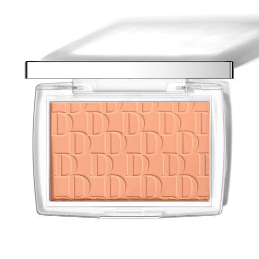 KYDA Powder Blush, Radiant Glow Face Blusher, Blendable Formula, Lasting Moisturizing, Ultra Fine Lightweight Texture, Coral