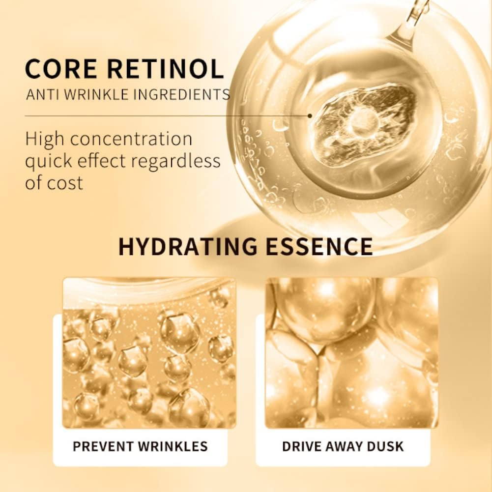 Eye Serum, Under Eye Roller Cream for Dark Circles, Anti-aging Wrinkles And Firming, 360° Massage Ball Ice Roller For Fine Lines, Bags, Puffy Eyes, Eye Skin Care For Women Men