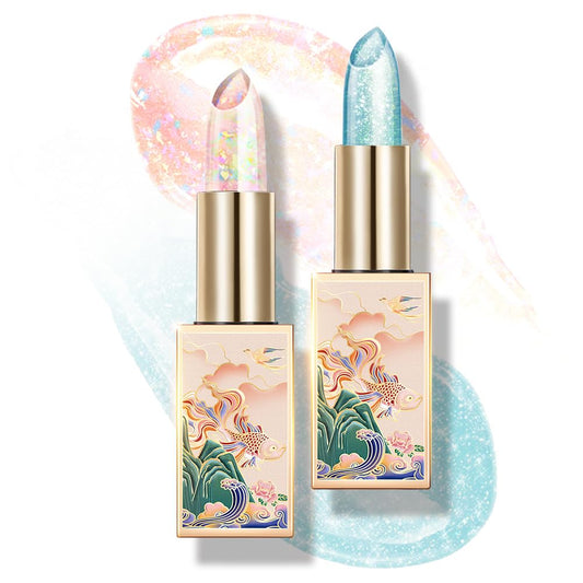 CATKIN Lip Balm Color Tinted Changing Lipstick Ultra Hydrating Lip Moistrurizer Lip Care with Vitamin E Nourishing For Cracked & Dry Lips 0.12 oz 2pcs (01+08)