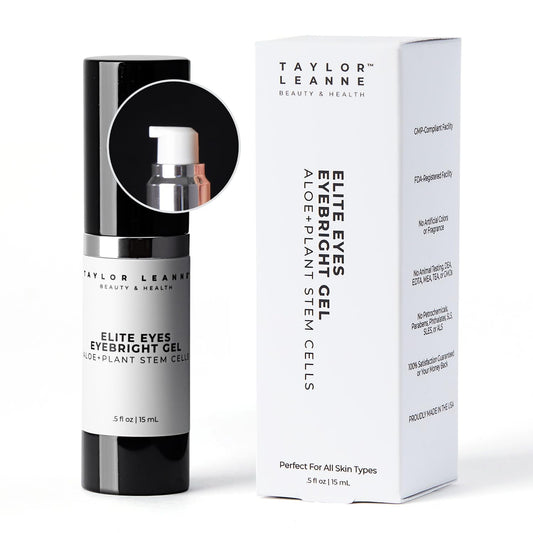 Eye Firming Serum Advanced Formula with Stem Cells Aloe Peptide - Anti Aging Reduce Wrinkles Fine Lines Dark Circles Undereye Puffy Bag Remover 0.5 oz