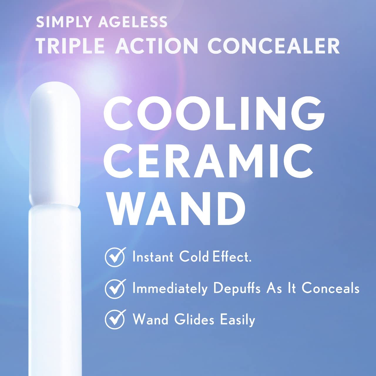 COVERGIRL Simply Ageless Triple Action Concealer, Golden Tan, Pack of 1