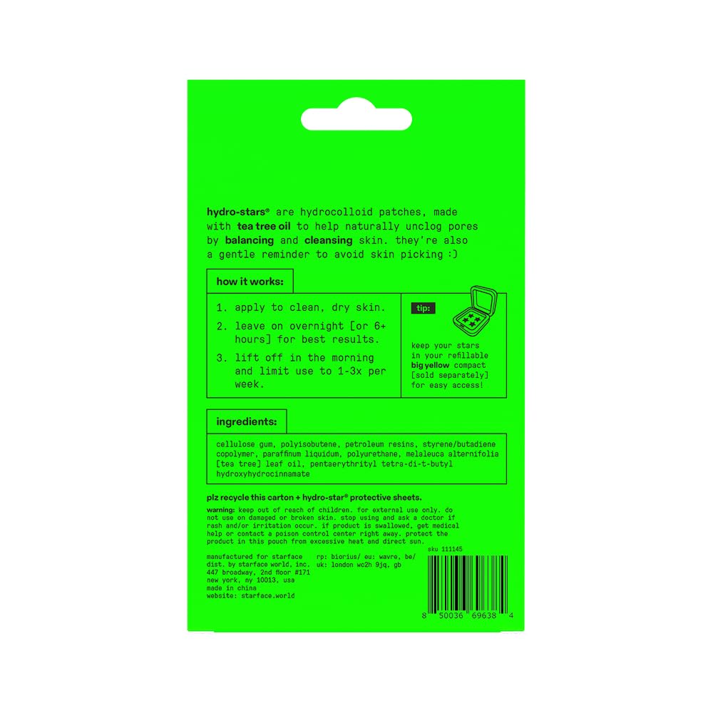 Starface World Hydro-Star Tea Tree Skin Care Mask