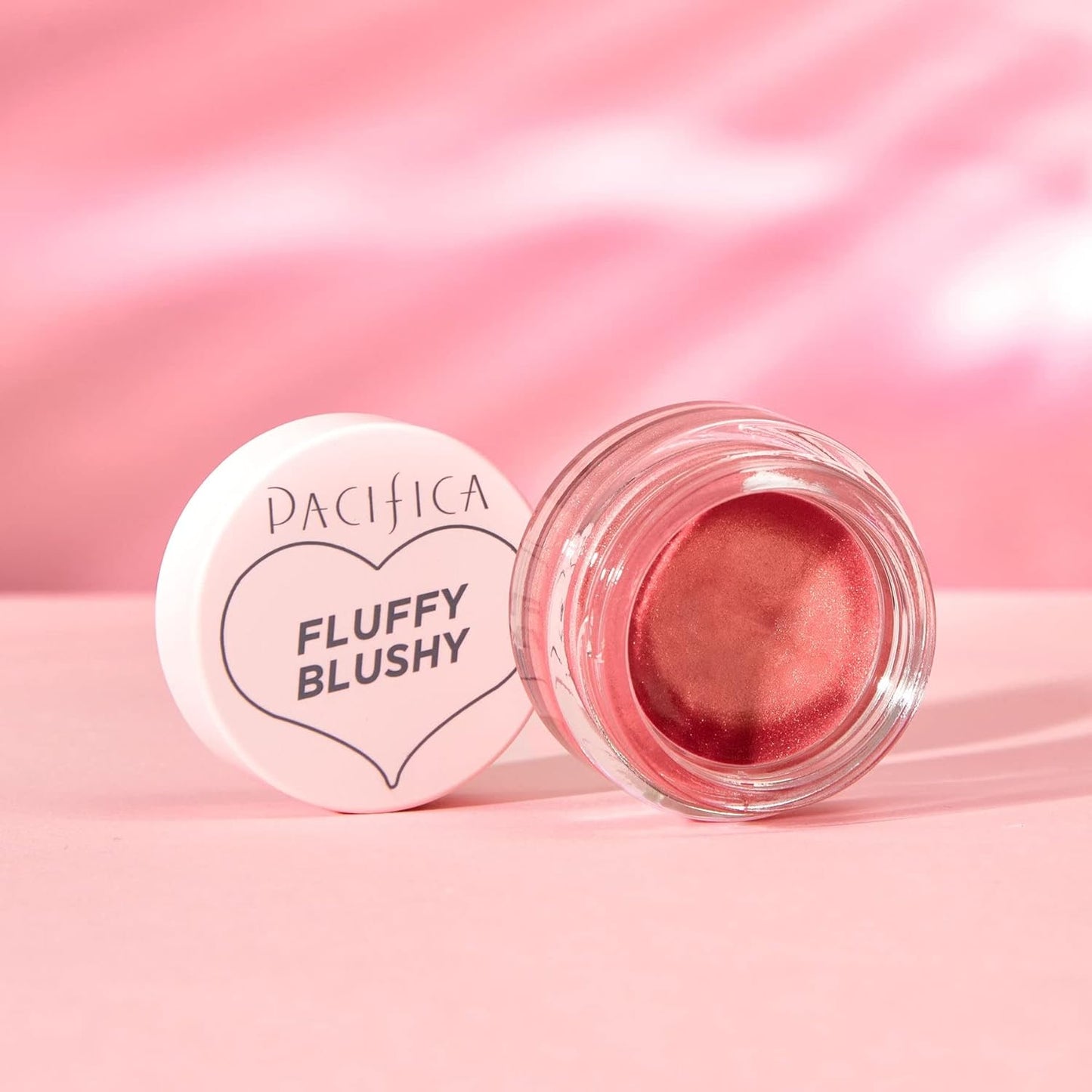 Pacifica Beauty Fluffy Blushy Cream Blush - Bloom, Makeup, Lip + Cheek, Lightweight, Blendable, Buildable, Air Whip Cream Blush, Hydrating Vegan Collagen, Face Blush, Vegan, 1 fl oz (1 Count)