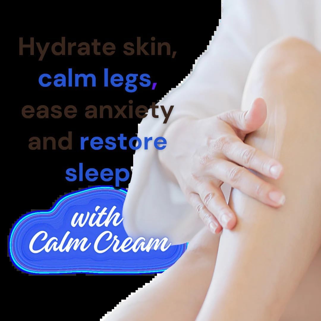 Calm Body Cream with Magnesium, Arnica & Vitamin D3 – Lavender Scented – Nourishing Botanical Moisturizer with Shea, Turmeric & Aloe – 4oz