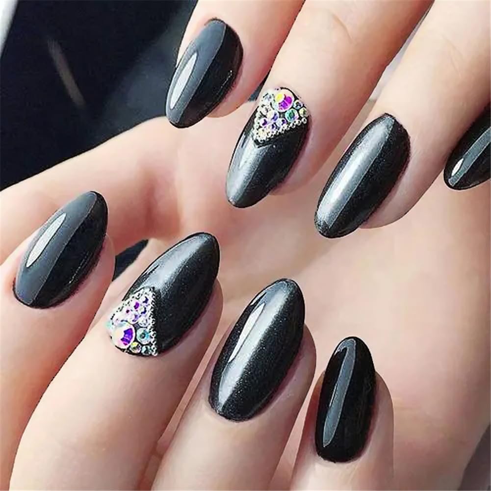 1000 Pieces SS20 5mm Flatback Rhinestones Clear Glass Round Gems Crystals for Nail Art DIY Crafts Clothes Shoes Bags （Dark Grey）