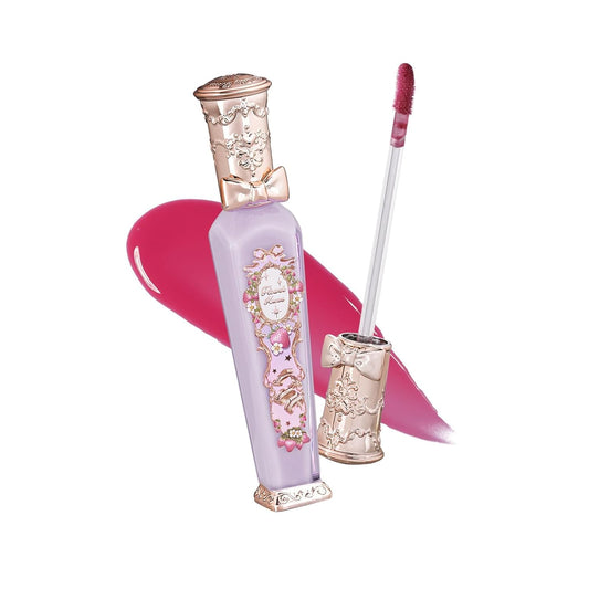 Flower Knows Violet Strawberry Rococo Glowy Lip Gloss,Moisturizing Tinted Lip Oil-Hydrating Lip Makeup for Girls&Women-Vegan & Cruelty-Free-0.12 Fl Oz,1 Count (G04 Blackberry Jam)