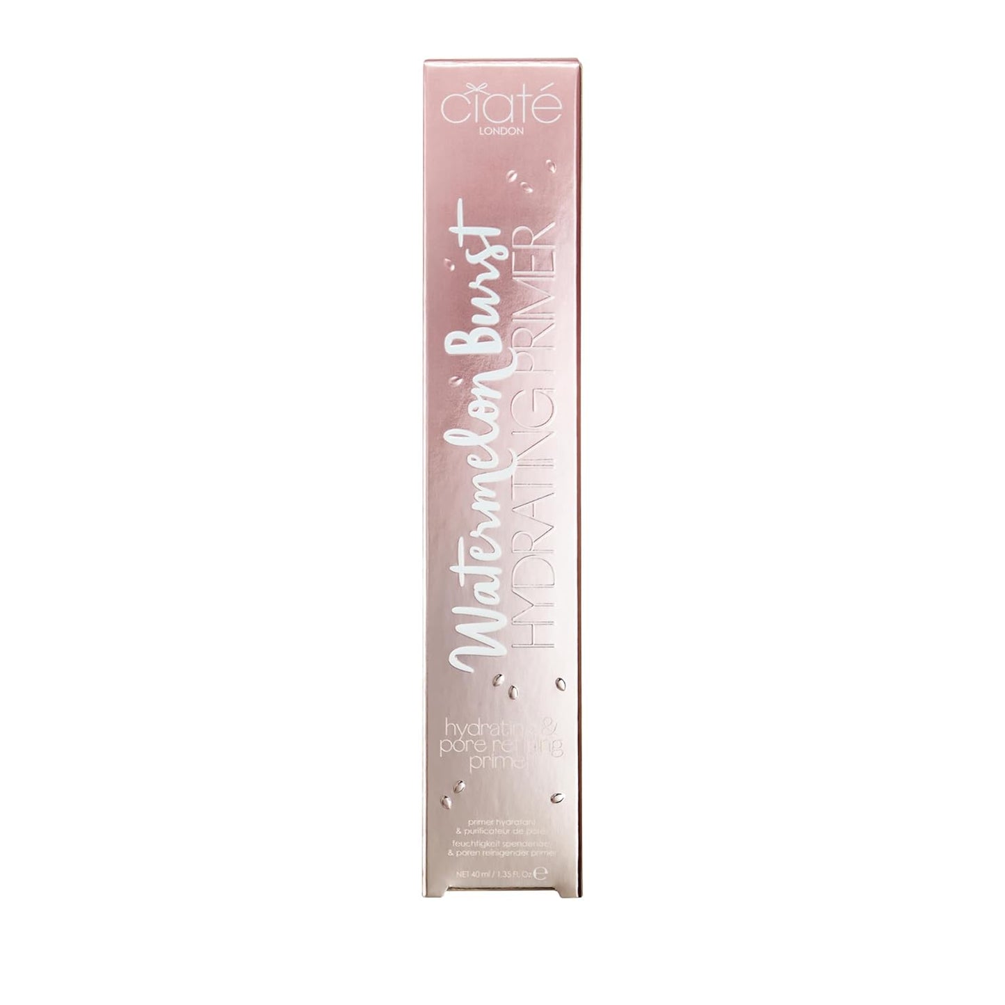 Ciate London Watermelon Burst Hydrating Primer with Niacinamide, Vitamin E, Hyaluronic Acid