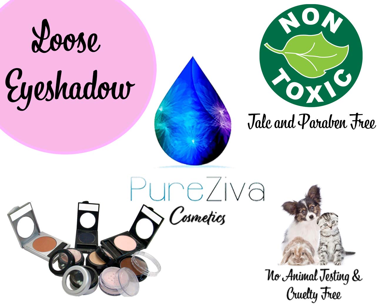 Sand Beige Nude Naked Gold Goddess Glam Shimmer Loose Eyeshadow Powder Pigment, Single Glitter Mineral Dust Jar Pot; Talc, Paraben & Cruelty Free, No Animal Testing