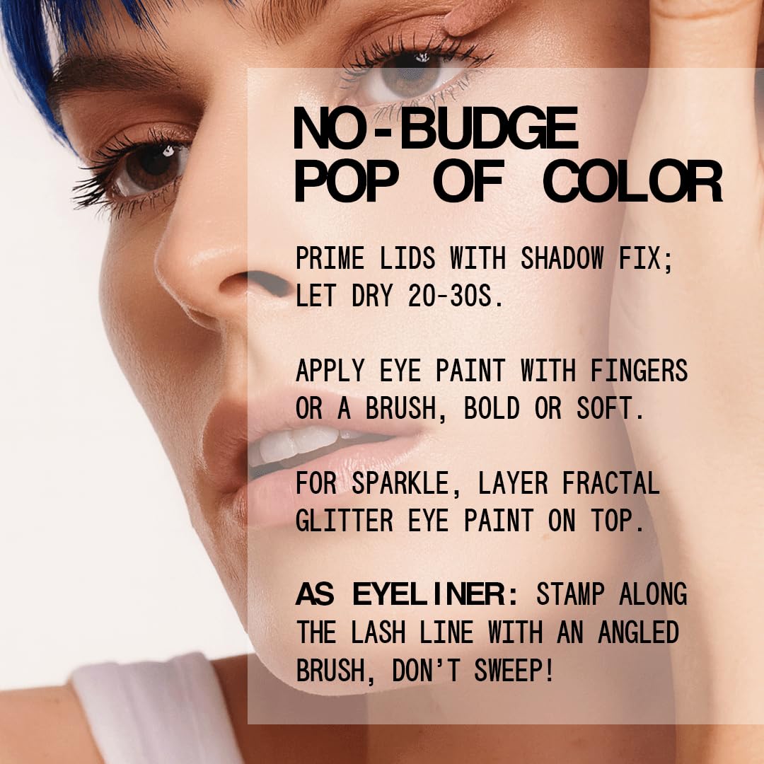 about-face Matte Fluid Eye Paint Morning Glory – High-Pigment Liquid Eyeshadow, Long-Lasting, No-Budge Matte Finish, Vegan & Cruelty-Free (Indigo Purple)