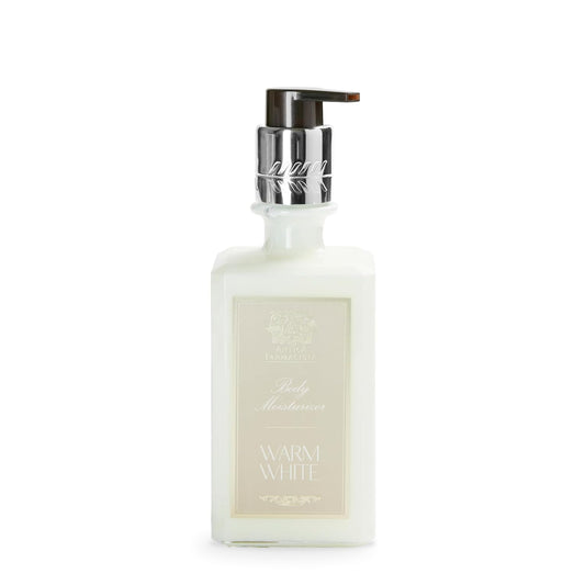 Antica Farmacista Body Moisturizer - Moisturizing Scented Lotion - Premium Body Moisturizer - Luxury Gift for Women & Men - Hand & Skin Hydration - Warm White, 10 Fl Oz