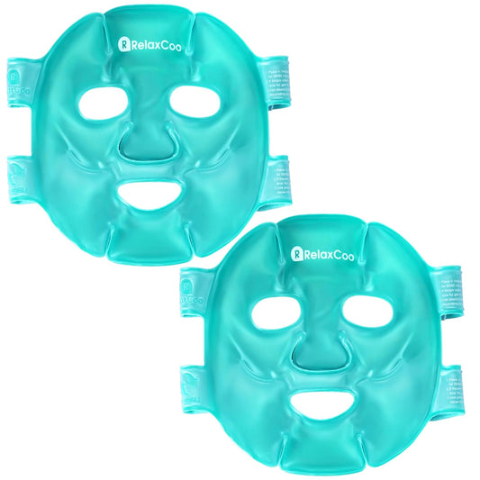 Cold Face Eye Mask Ice Pack Reduce Face Puff,Dark Circles,Gel Hot Cold Compress,Face SPA for Woman Sleep