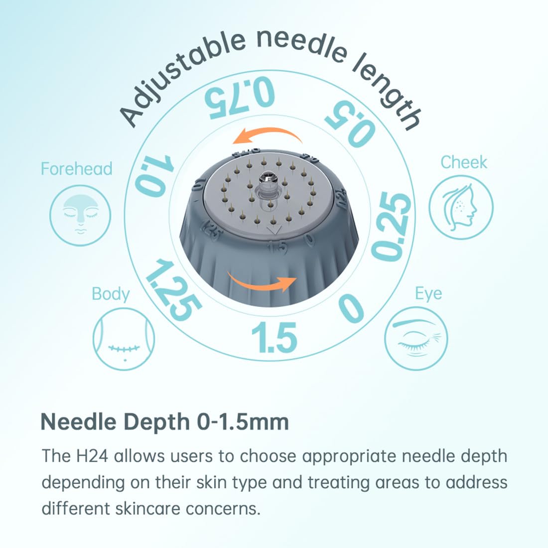 Hydra Needle Serum Applicator Tools Hydra Stamp,Professional Micro Needling Tools