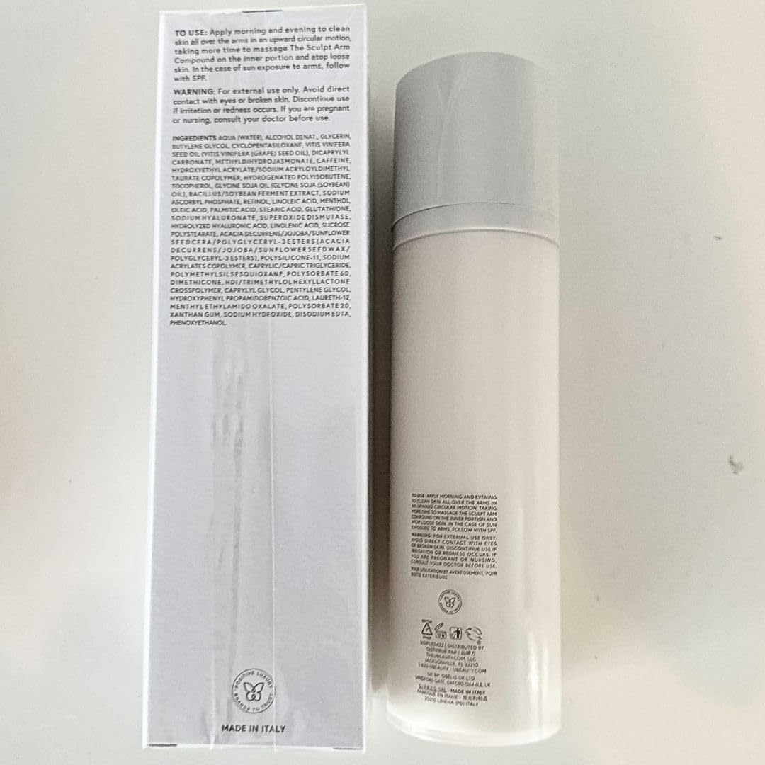 U Beauty SCULPT Arm Compound | Skin Tightening Cream Body Lotion, Firming Arm and Neck Cream with Retinol + Vitamin C - 120ml