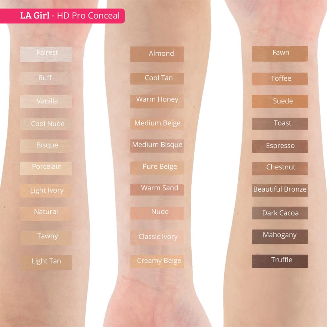 L.A. Girl Pro Conceal HD Concealer, Beautiful Bronze, 1 Count