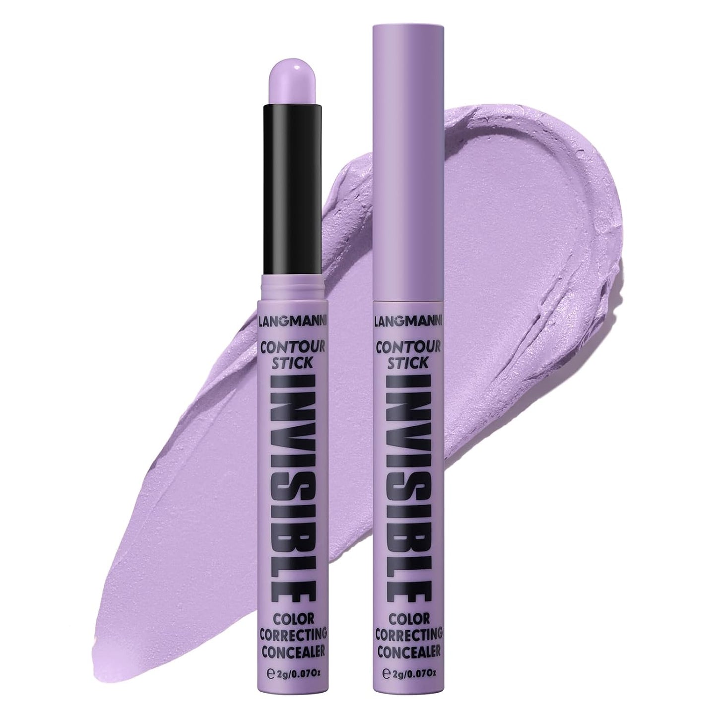 Contour Stick Corrects Skin Tone Bronzer Waterproof Sweat Resistant Concealer Creamy Concealer Purple