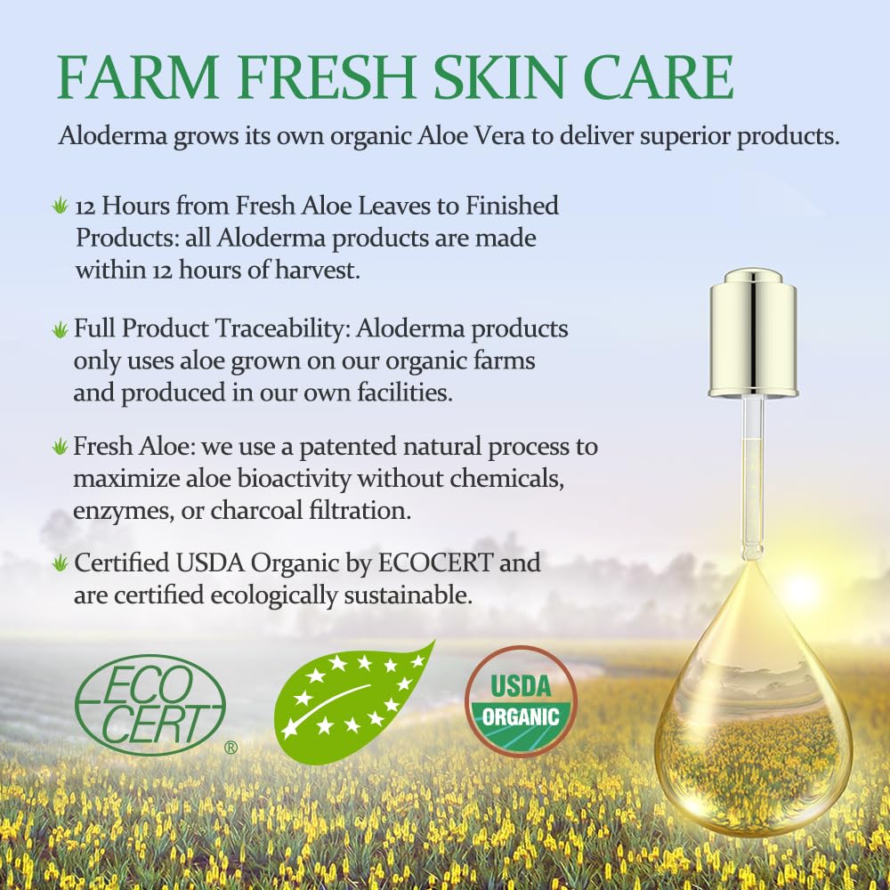 Aloderma Brightening Sheet Masks with 88% Organic Aloe Vera - 5 Pack Facial Masks with Niacinamide, Arginine for Radiant Skin - Evens Skin Tone & Revitalizes Rough, Dull Skin - Aloe Face Mask Sheet