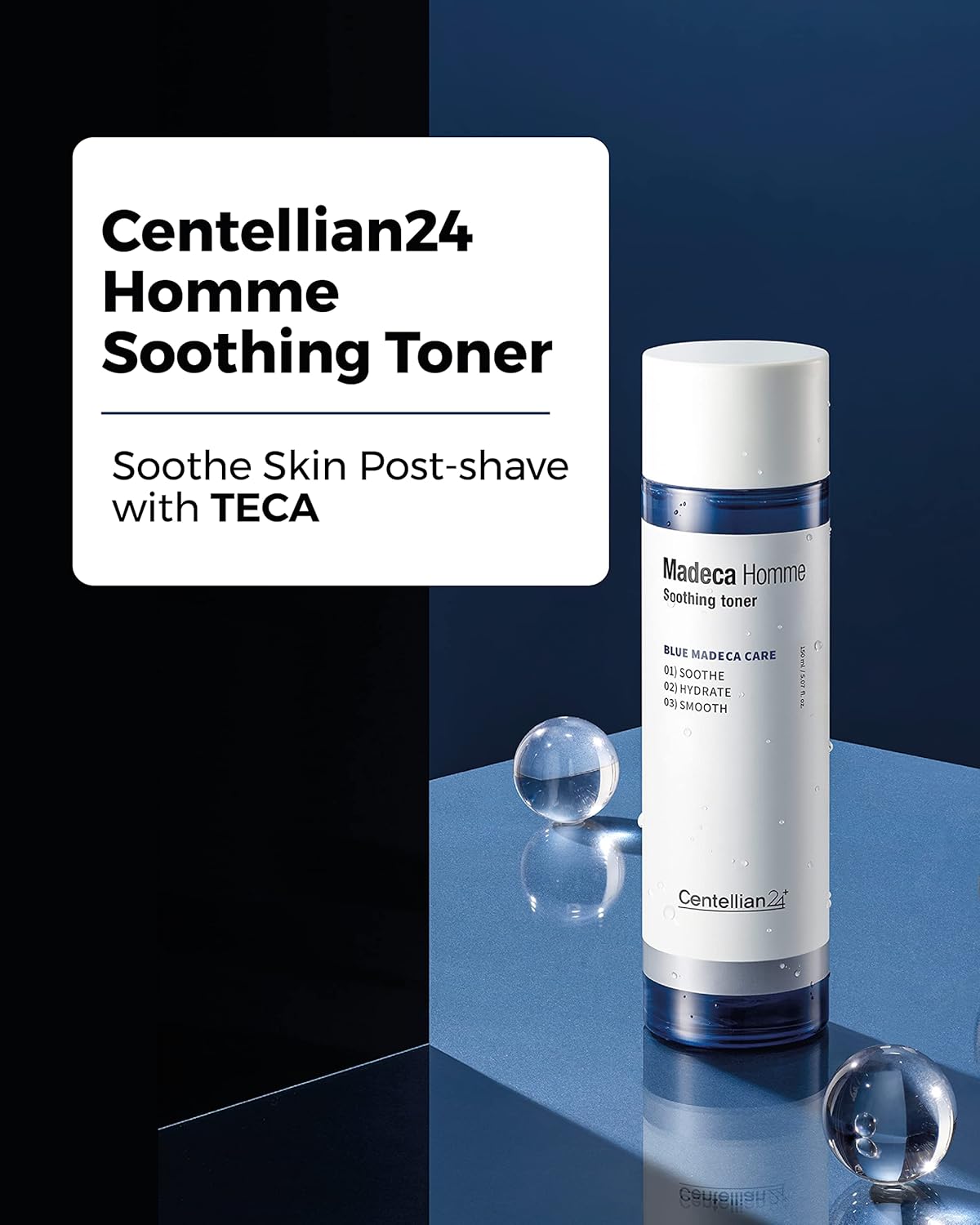 Centellian 24 Homme Soothing Facial Toner with TECA, Centella Asiatica, Vitamin E - Skin Care for Men (5.07 fl oz) by Dongkook Pharmaceutical