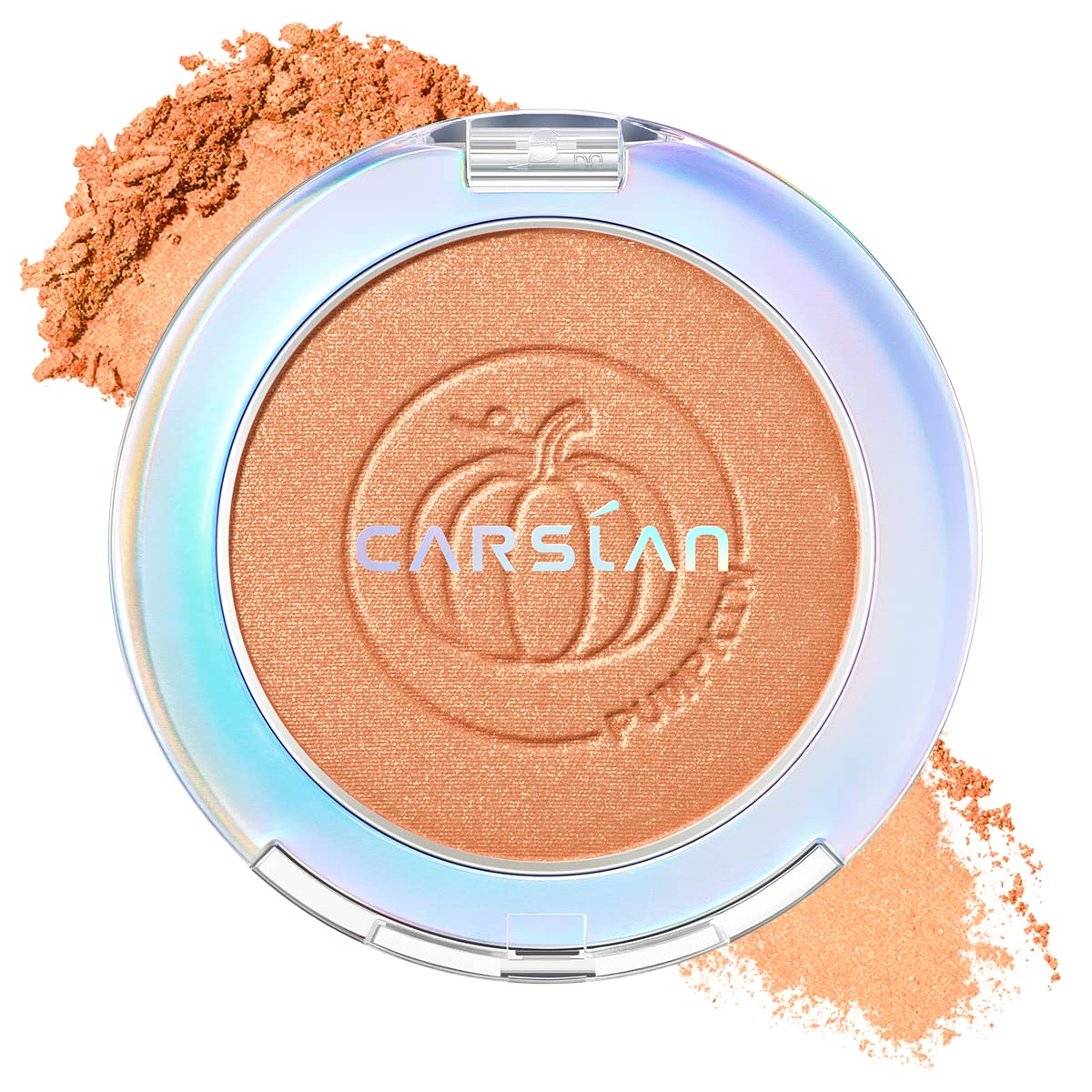 Face Blush, Powder Blush Makeup, Longlasting Highly Pigmented Face makeup, Smooth, Vegan & Cruelty Free, 1 Count, 05 PUMPKIN