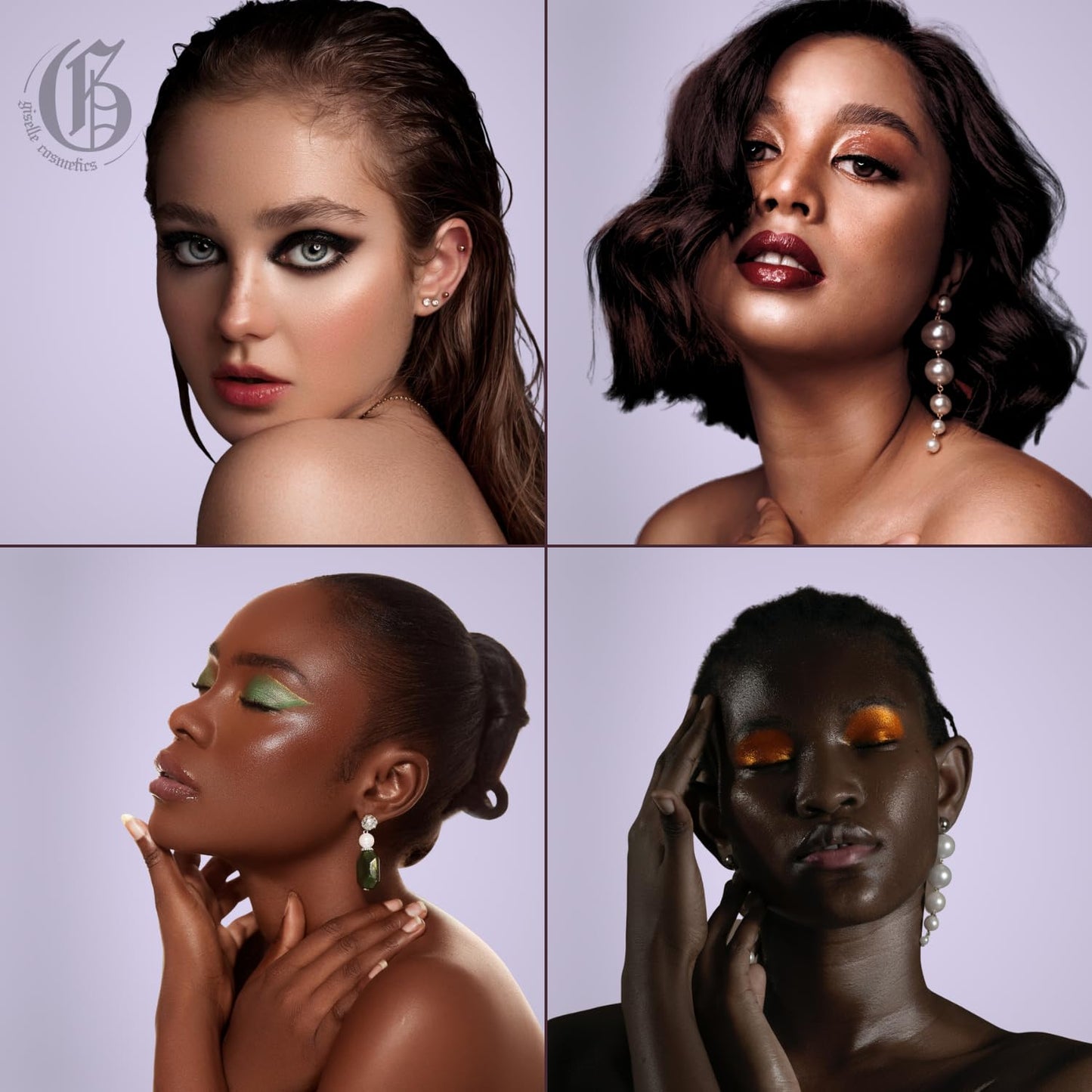 Gypsy Amber Loose Mineral Eye Shadow - Organic, Talc-Free Makeup Palette with Glitter, Shimmer, and Sparkle in Tan, Brown, Nude, and Gold - Perfect for Eye Shadow Looks