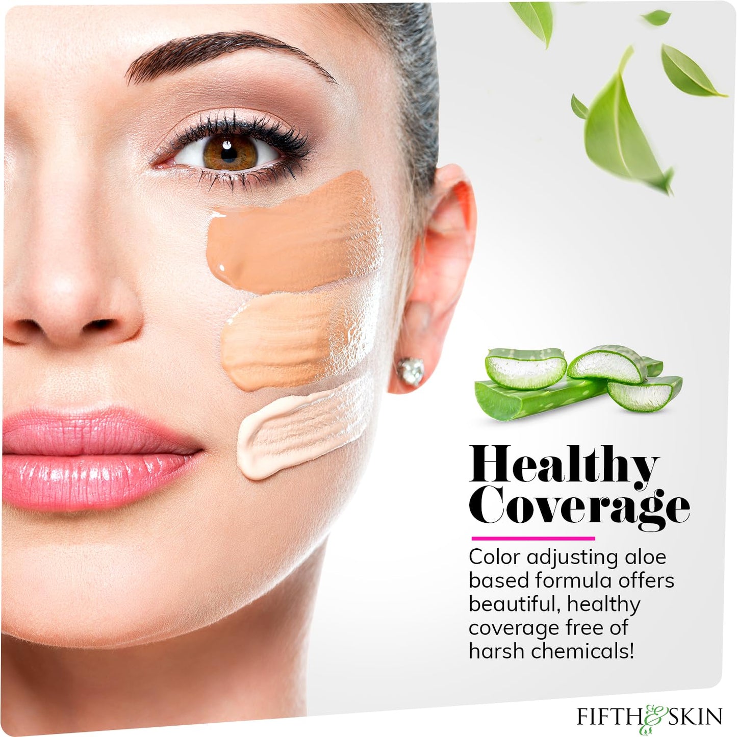 Fifth & Skin: Better’n Ur Skin Liquid Foundation (RICH TAN) - Natural, Organic, Vegan, Cruelty-Free - Gluten-Free Beauty with Buildable Coverage and Palm-Free Luxury - 1 oz